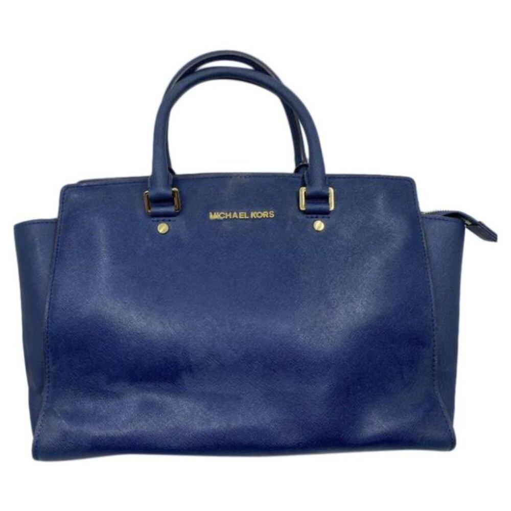 Michael Kors Blue Selma Bag MSRP $390